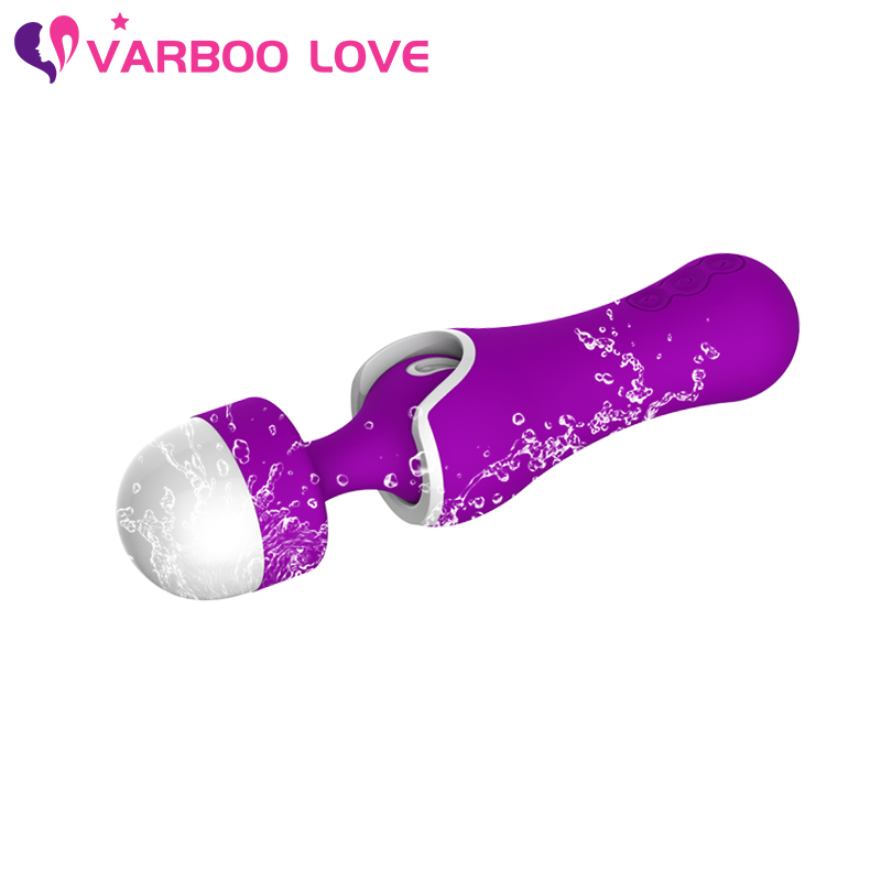 Flexible Head AV Wand Massager, Portable Clitoris Nipple Vaginal Vibrator For Female, Hot Selling Sex Product