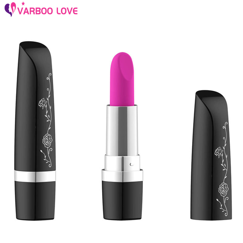 Female Electric Handheld Personal Massage Black Bullet Battery Lipstick Vibrator